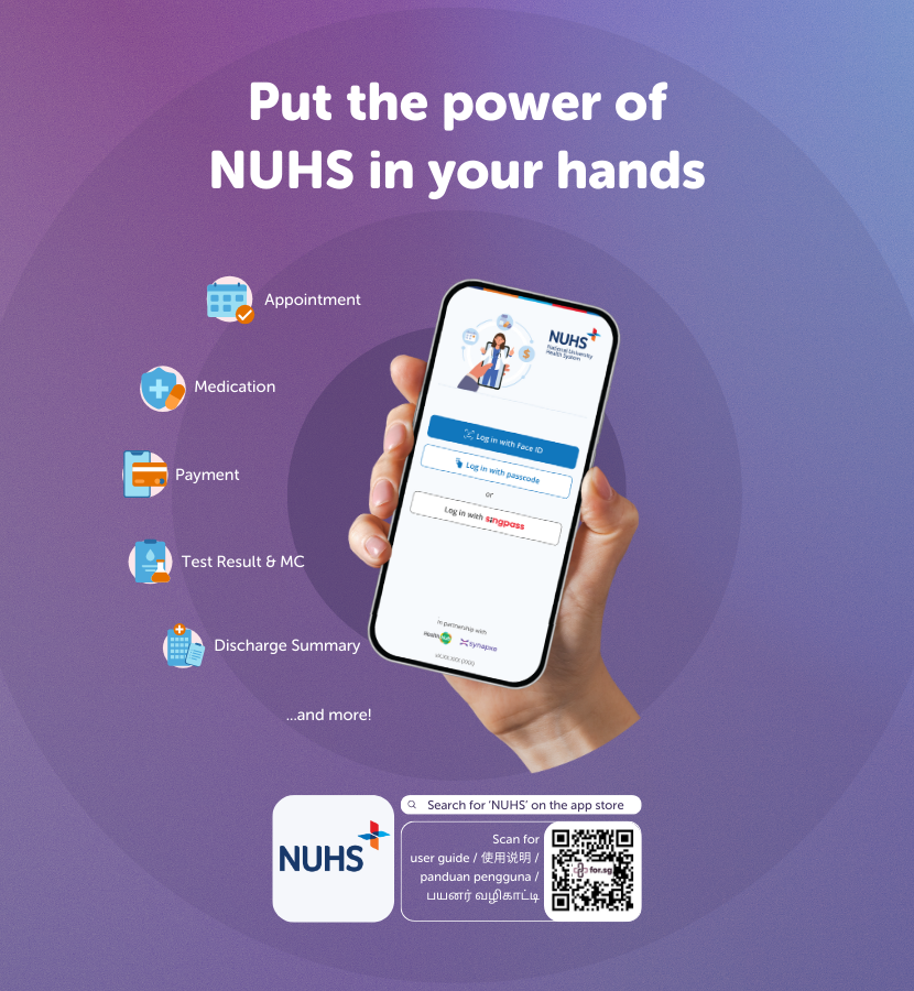 NUHS App Web Banner for Mobile